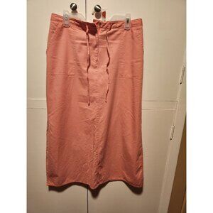 EMMA JAMES - LONG PEACH SKIRT - SIZE 12